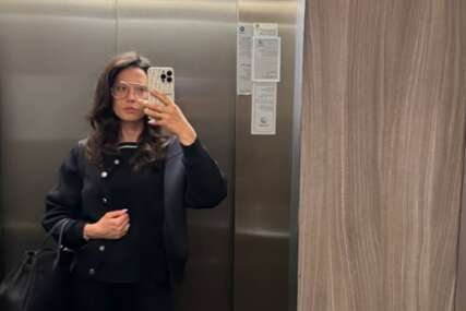 (FOTO) GLUMICA U SKUPOCJENIM CIPELAMA Mirka Vasiljević u cik zore sređena od glave do pete objavila selfi u liftu