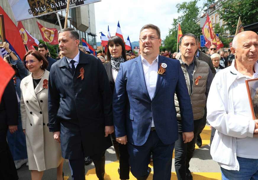 Ratko Jokić delegacija SPS na obilježavanju Dana pobjede
