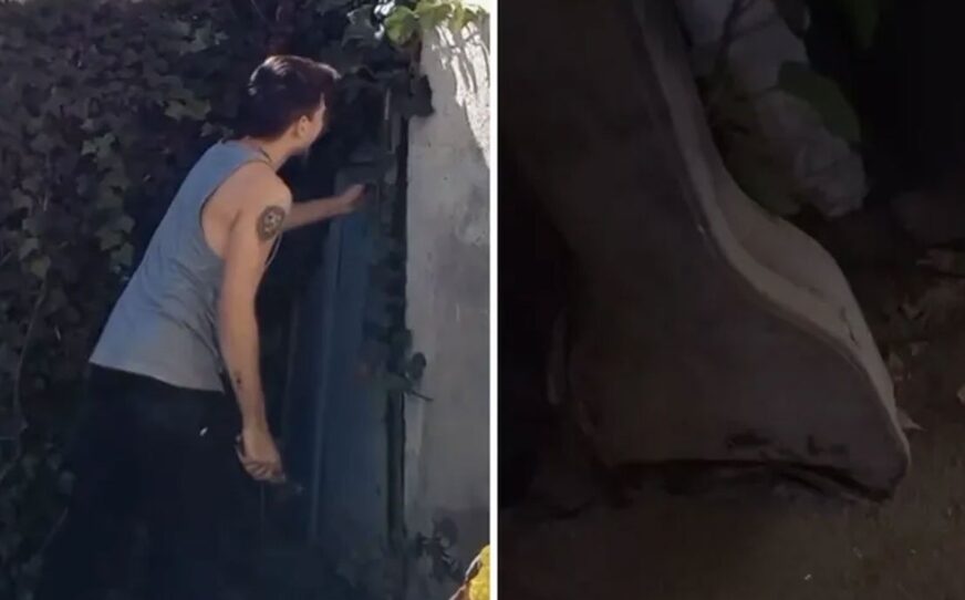 (VIDEO) Renovirao kuću, pa otkrio nešto neočekivano: Mladić zanijemio kada je vidio šta se krije IZA VRATA