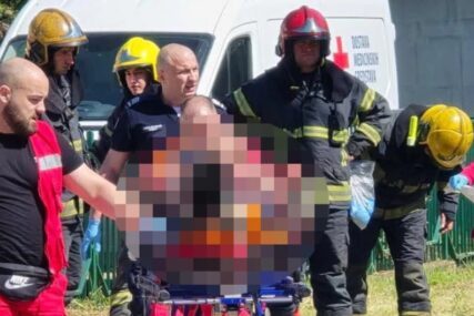 (VIDEO) POKUŠAJ SAMOUBISTVA Muškarac skočio sa prozora na glavu, tragovi krvi svuda