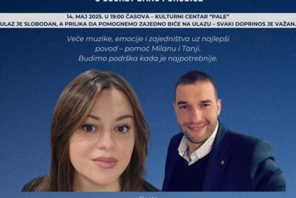 (FOTO) Građani pozvani da pruže podršku: Humanitarni koncert za Tanju i Milana u Kulturnom centru Pale
