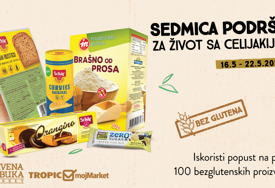 Sedmica podrške za život sa celijakijom u Tropic&mojMarket i Crvena jabuka marketima