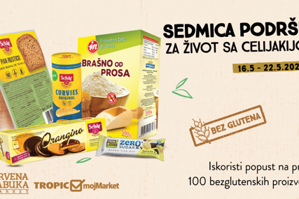 Sedmica podrške za život sa celijakijom u Tropic&mojMarket i Crvena jabuka marketima