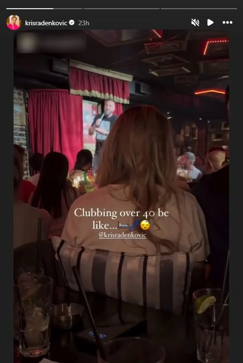 Kristina Radenković u noćnom klubu