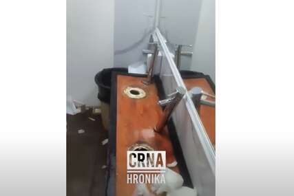 (VIDEO) Svečana odijela, ALKOHOL I VANDALIZAM: Matursko slavlje završeno razbijenim vratima, oštećenim zidovima i iščupanim slavinama