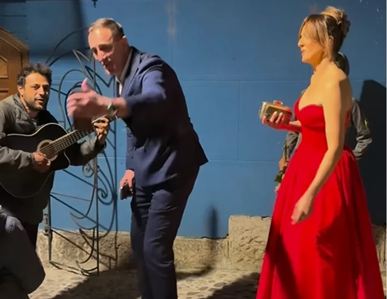 Sergej Ćetković i Aleksandra Radović 
