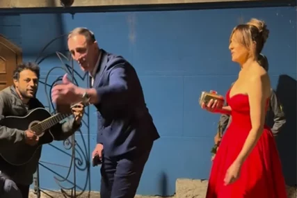 Sergej Ćetković i Aleksandra Radović 