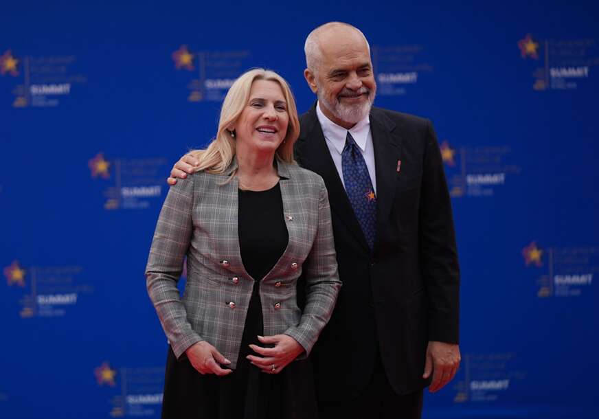 Željka Cvijanović i Edi Rama