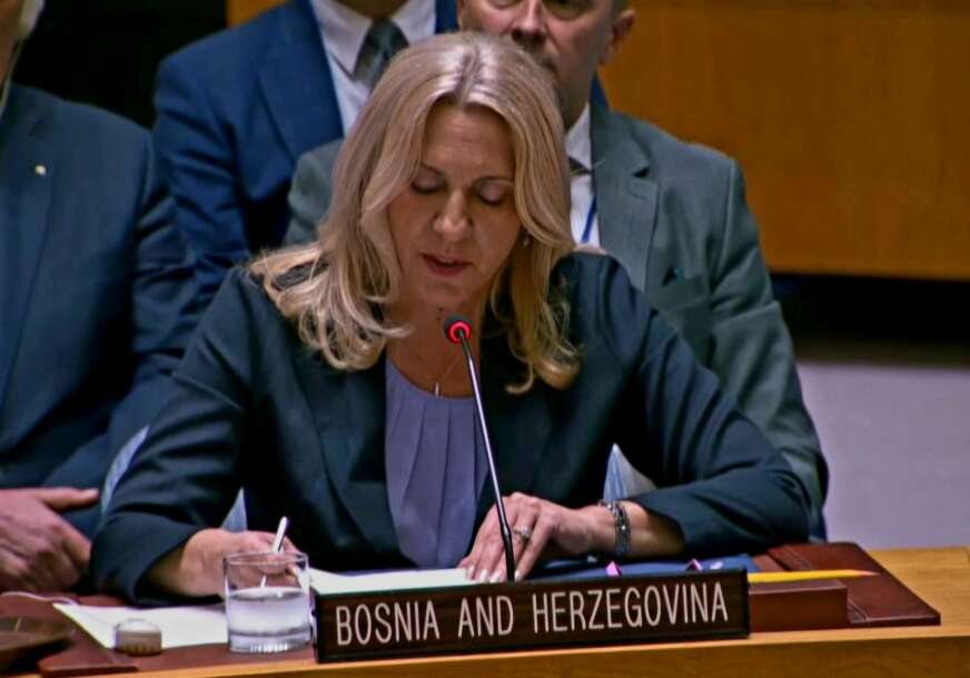 (VIDEO, FOTO) Cvijanovićeva se obratila na sjednici Savjeta bezbjednosti UN "Rezultat Šmitovih dekreta nije kohezivnija BiH, nego duboko polarizovano društvo"