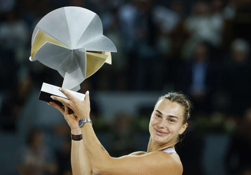 SABALENKA OSVOJILA MASTERS U MADRIDU Teniserka odnijela ubjedljivu pobjedu protiv Amerikanke