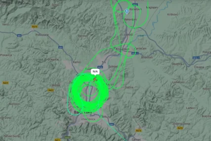 Poletio iz Sarajeva, kao i inače: Avion EUFOR već satima kruži iznad Banjaluke