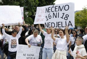 Protest trgovaca u Sarajevu