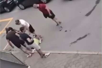 (VIDEO) BATINANJE USRED LJUBLJANE Na društvenim mrežama širi se snimak kako udaraju muškarca, on ustao i uzeo pištolj, pa počeo da puca