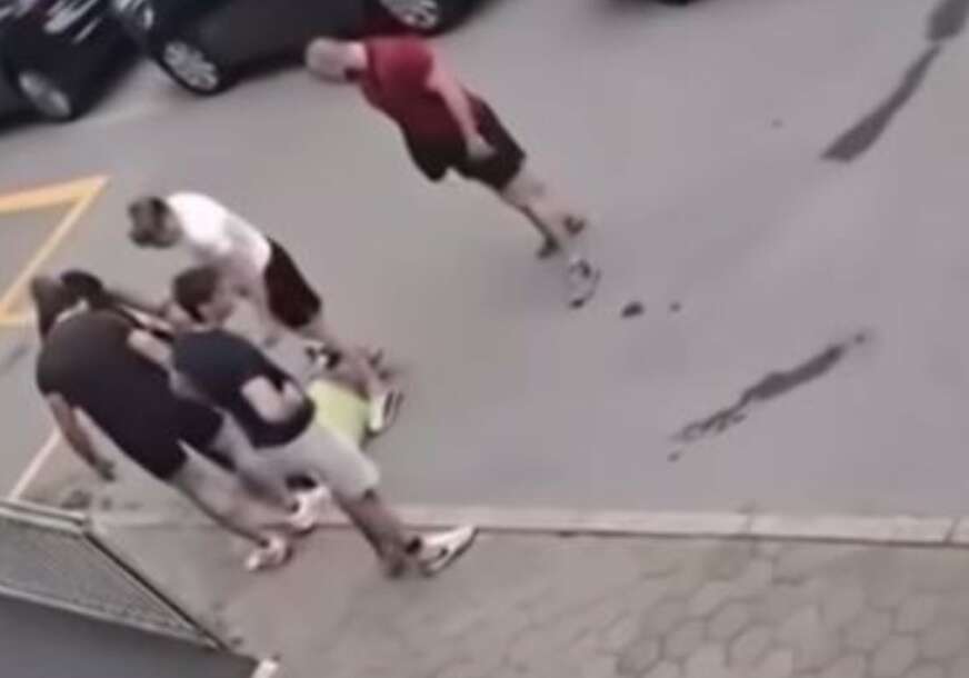 (VIDEO) BATINANJE USRED LJUBLJANE Na društvenim mrežama širi se snimak kako udaraju muškarca, on ustao i uzeo pištolj, pa počeo da puca