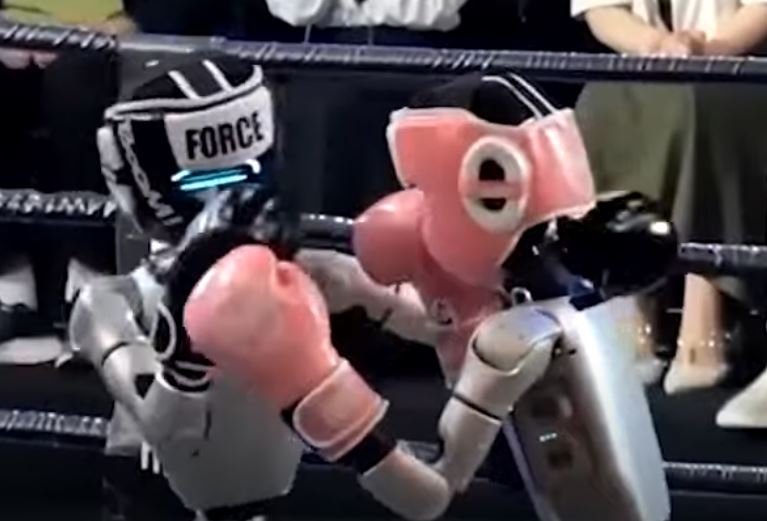 Bok meč robota