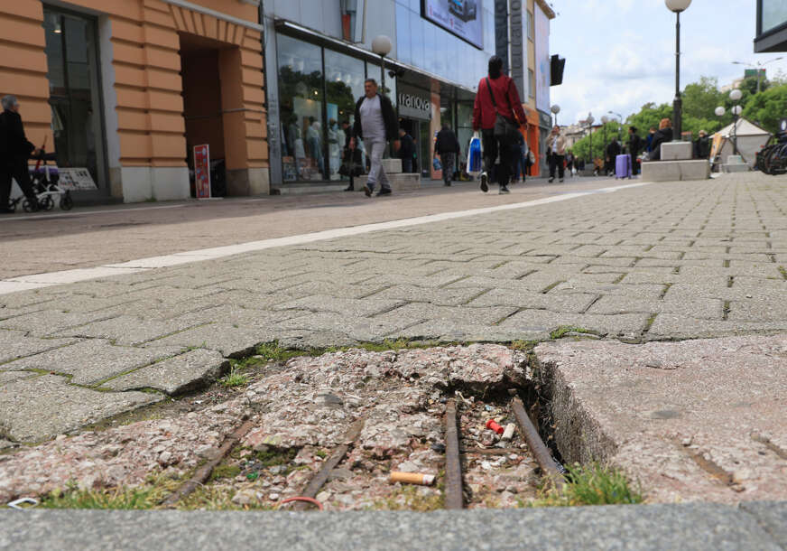oštećenja na šetalištu u gospodskoj ulici 