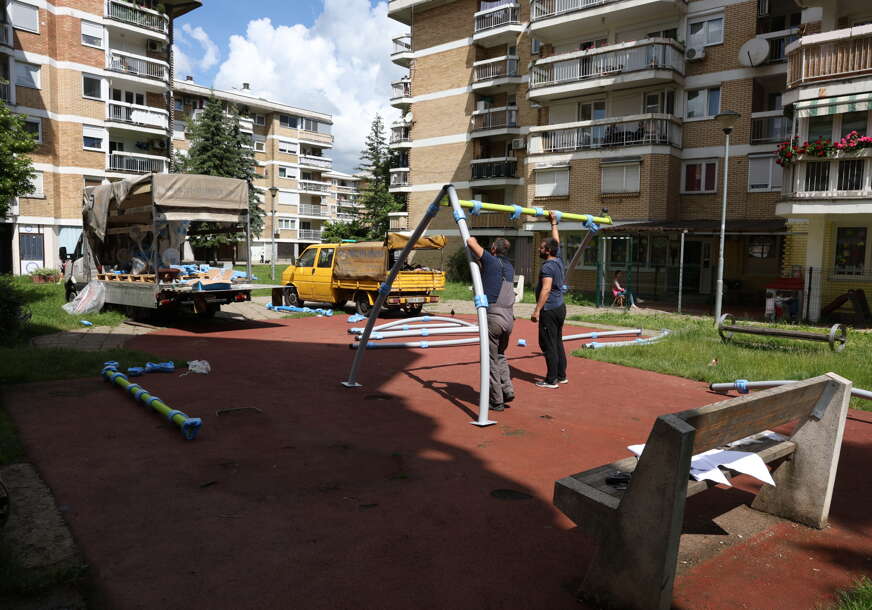 dječije igralište izgradnja, Lorkino naselje