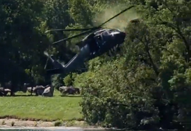 (VIDEO) INCIDENT SA HELIKOPTEROM Letjelica “Crni jastreb” u Zagrebu zakačila stablo tokom vježbe