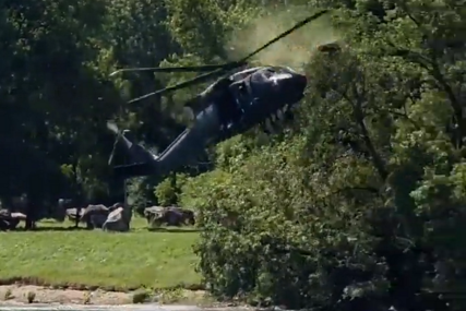 (VIDEO) INCIDENT SA HELIKOPTEROM Letjelica “Crni jastreb” u Zagrebu zakačila stablo tokom vježbe