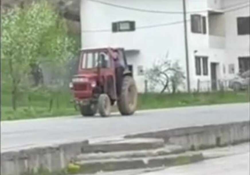 (VIDEO) MOŽE I BEZ JEDNOG TOČKA Traktorista sve ostavio u čudu