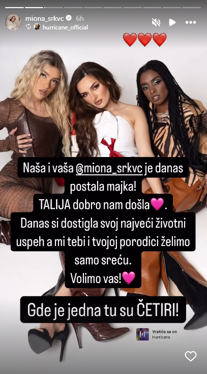 FOTO: MIONA_SRKVC/INSTAGRAM/SCREENSHOT