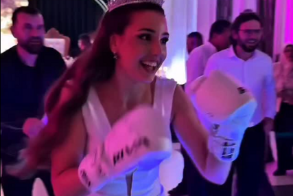 (VIDEO) "Bože, spasi ljudski rod" Svadba u Srbiji izazvala lavinu komentara na mrežama, mlada na mladoženju krenula U BOKSERSKIM RUKAVICAMA