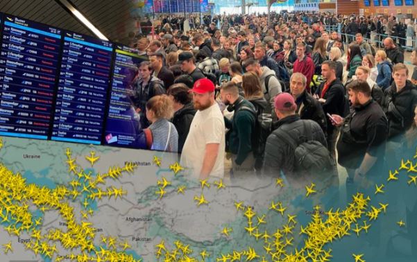 Haos na aerodromima u Moskvi