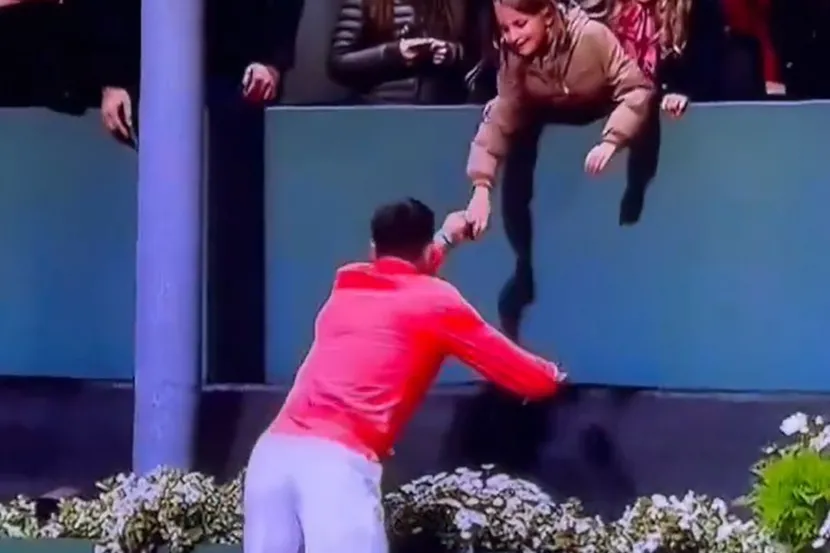 Nole sa ćerkom