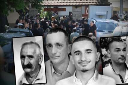 (VIDEO, FOTO) "NE IDI OD MENE TATA" Sahranjeni članovi porodice Jokić koji su se UGUŠILI U SEPTIČKOJ JAMI, Filipova majka jeca, a sestra čvrsto drži sliku brata i doziva oca