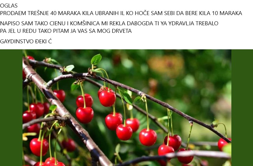 FOTO: FACEBOOK SCREENSHOT
