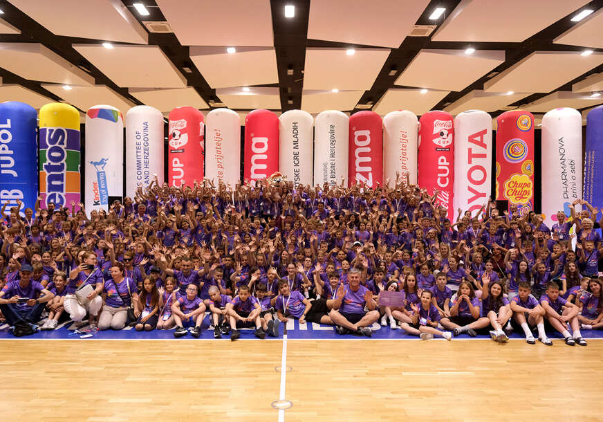 (FOTO) Sportske igre mladih BiH: Završena prva smjena Velikog finala – druženje, takmičenja i radost najmlađih SIM-ovaca