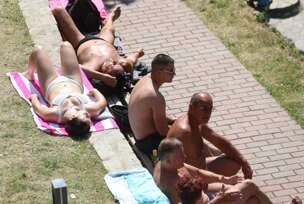 Kupači na obali Vrbasa