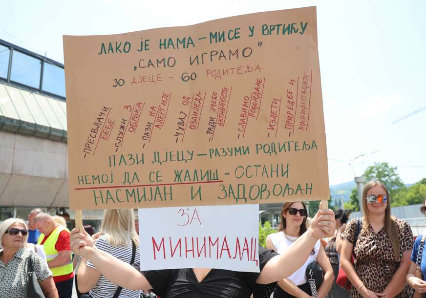 Protest vaspitača, Banjaluka