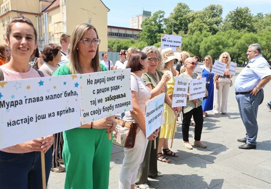 Protest vaspitača, Banjaluka