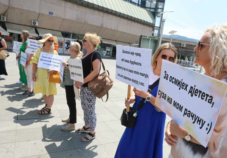 Protest vaspitača, Banjaluka
