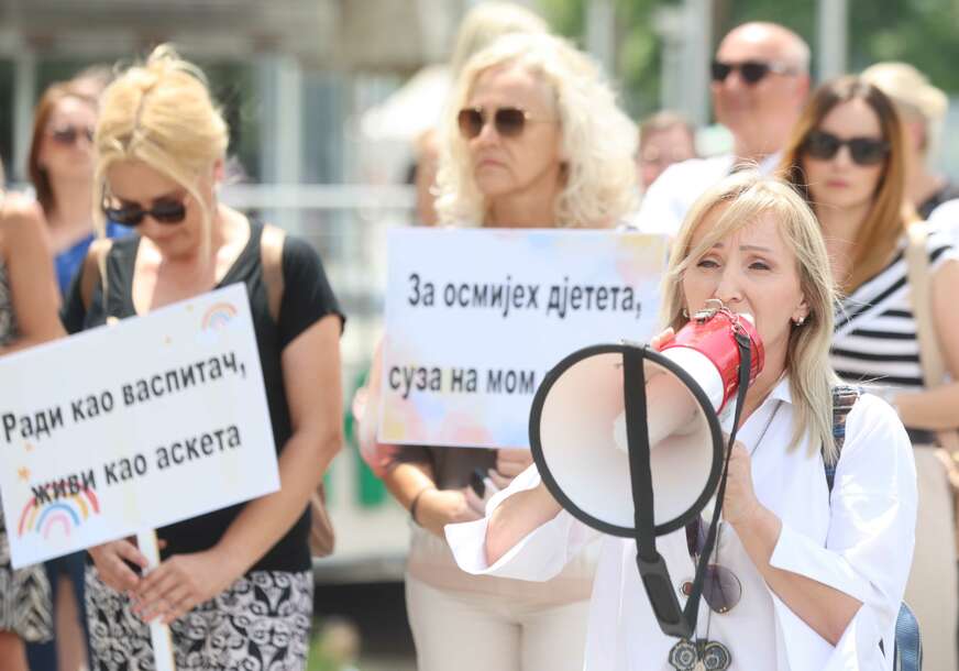 Protest vaspitača, Banjaluka