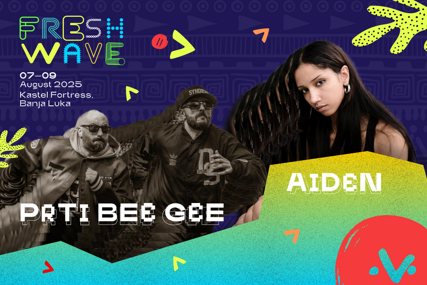 (FOTO) "Freshwave 2025" najavljuje nova imena: Aiden i "Prti Bee Gee"stižu na tvrđavu Kastel!