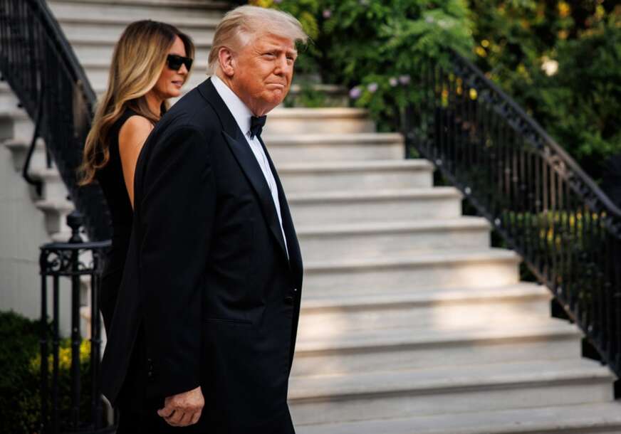 Donald Tramp na premijeri "Jadnika"