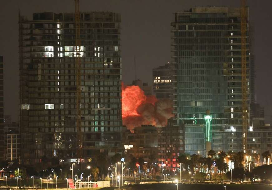 iran bombardovao tel aviv 