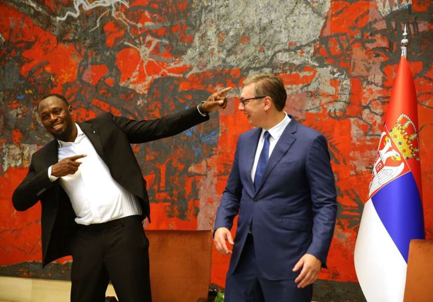 Usain Bolt i aleksandar vučić