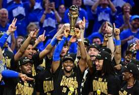 TANDERI ISPISALI ISTORIJU Oklahoma srušila Indijanu i po prvi put se okitila šampionskim peharom NBA lige