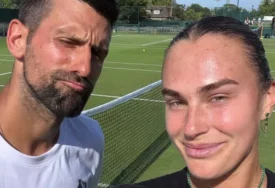 (VIDEO Pripreme u punom jeku: Sabalenka trenirala s Đokovićem pred Vimbldon