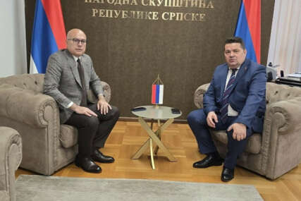 (FOTO) "Uvijek rado viđen gost u Banjaluci" Stevandić ugostio Vučevića, ODRŽALI SASTANAK U DUHU SARADNJE