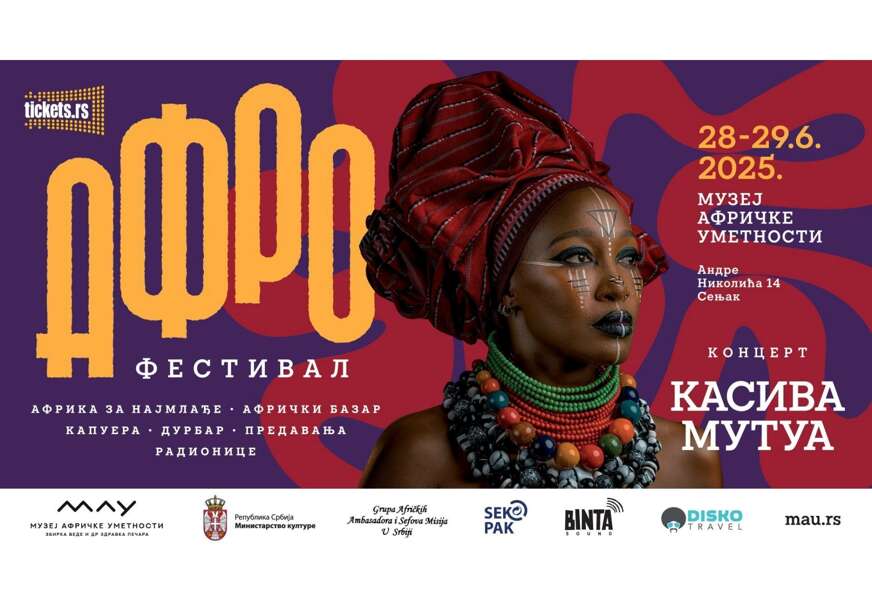 (FOTO) Afro festival u Muzeju afričke umjetnosti u Beogradu: Najznačajnija kenijska perkusionistkinja Kasiva Mutua – specijalna gošća
