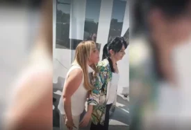 (VIDEO) Izbio haos, intervenisala policija: Poslanica Mikija Aleksića DONIJELA NOŽ PRED SKUPŠTINU