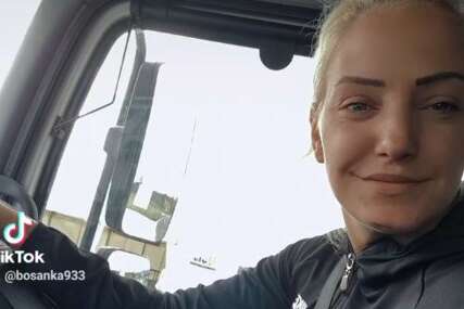 (VIDEO, FOTO) "Moje 2 kćerke imaju samo mene i za njih se borim"  Samohrana majka Melisa (27) VOZI KAMION OD BiH DO TURSKE, dnevno pređe oko 400 kilometara