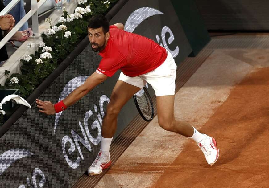Novak Đoković u akciji