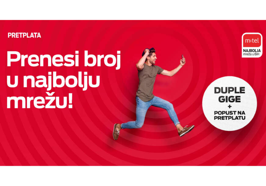 m:tel mreža za najbolju komunikaciju: Prenesi broj i uživaj - čekaju te duple gige i popust na pretplatu!