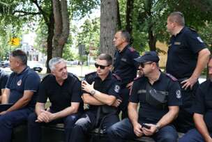 Sindikalci ispred Narodne skupštine RS