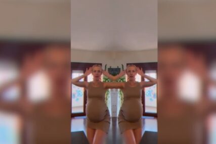 (VIDEO) NAJVESELIJA TRUDNICA Pjevačica (38) nosi blizance, a sada je zaigrala ispred kamere, i oduševila sve